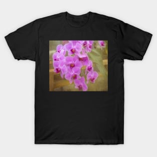 Flowing Orchids - Purple Flowers T-Shirt